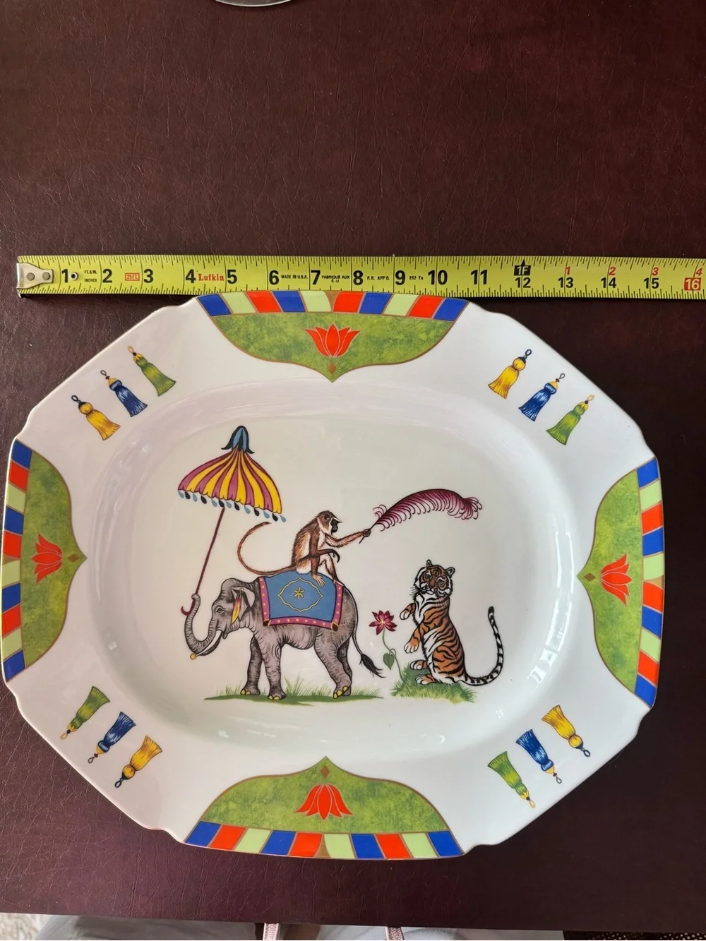 Lynn Chase Tiger Raj Serving Platter